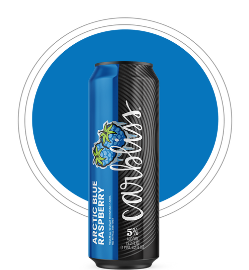 Arctic Blue Raspberry Carbliss 19.2 oz Cocktail