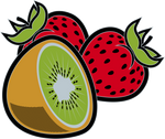 Kiwi Strawberry Icon